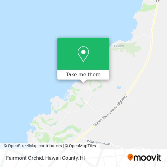Mapa de Fairmont Orchid