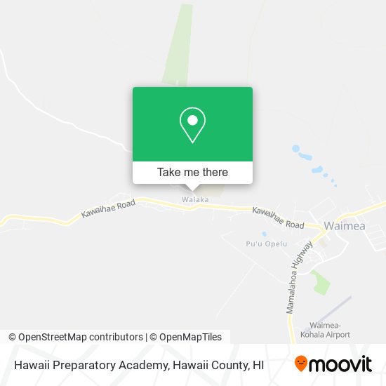 Hawaii Preparatory Academy map