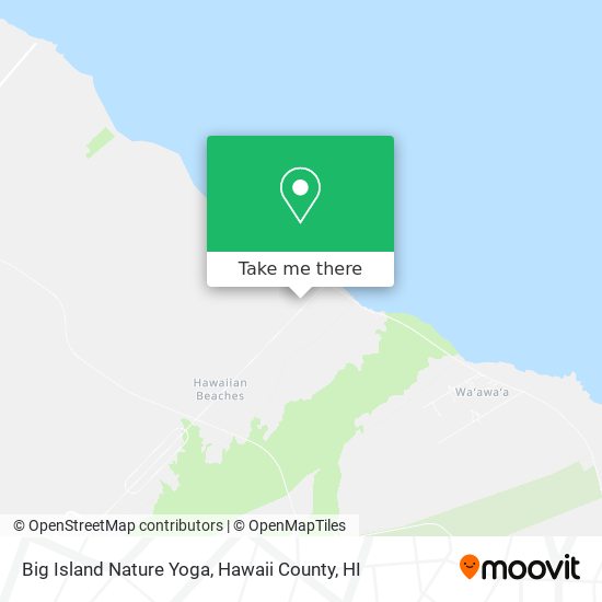Big Island Nature Yoga map