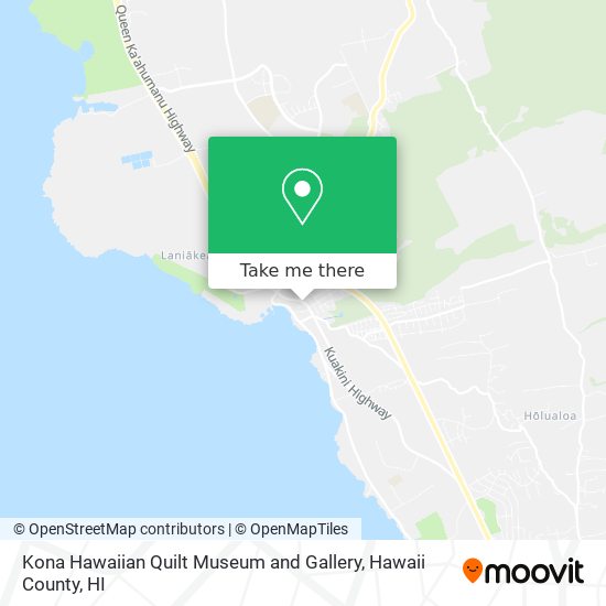Kona Hawaiian Quilt Museum and Gallery map