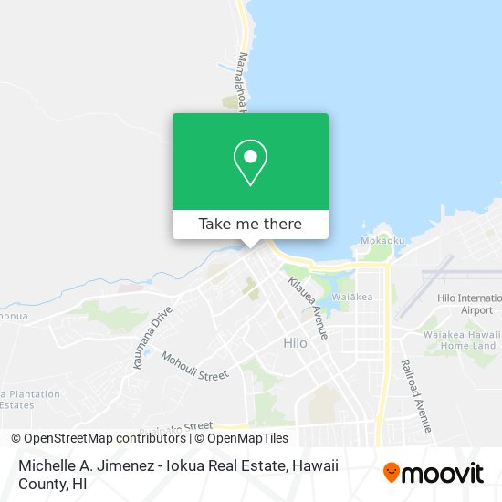 Michelle A. Jimenez - Iokua Real Estate map
