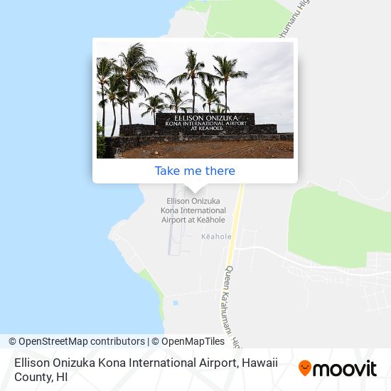 Ellison Onizuka Kona International Airport map