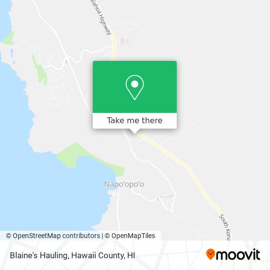 Blaine's Hauling map