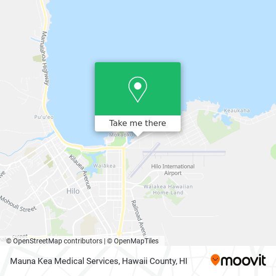 Mapa de Mauna Kea Medical Services