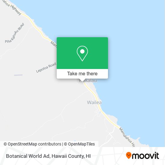 Botanical World Ad map