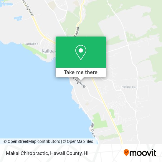 Makai Chiropractic map