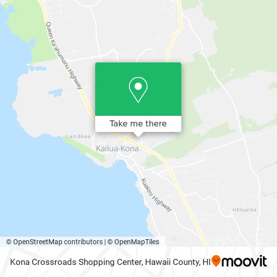 Kona Crossroads Shopping Center map