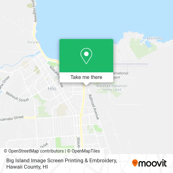 Big Island Image Screen Printing & Embroidery map