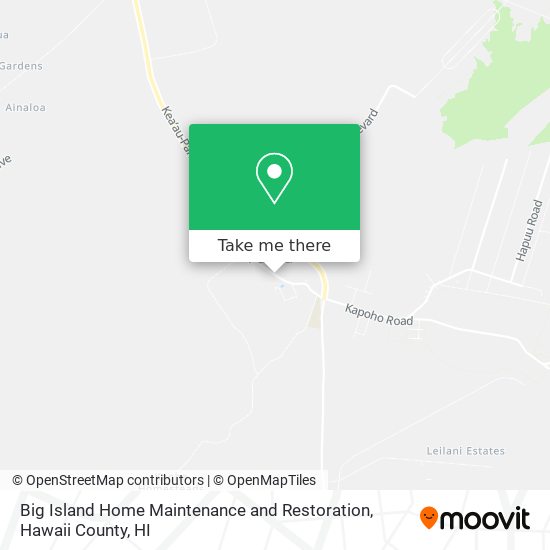 Mapa de Big Island Home Maintenance and Restoration