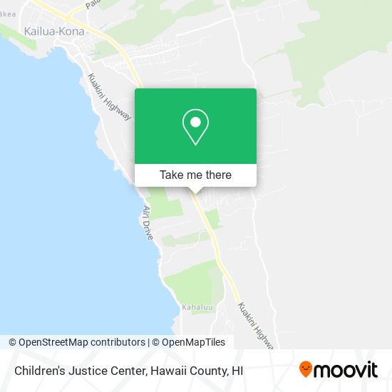 Children's Justice Center map
