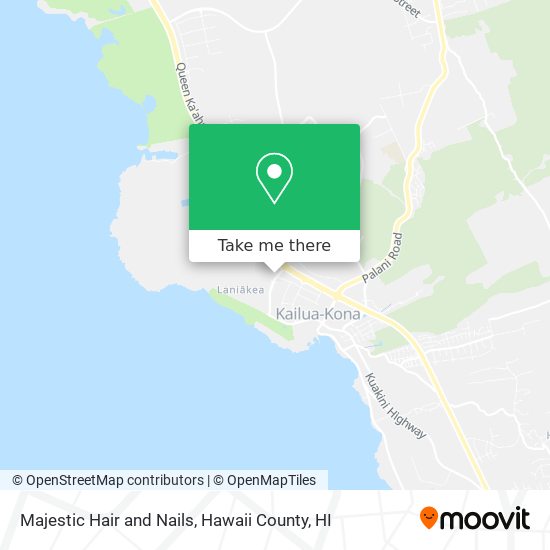 Majestic Hair and Nails map