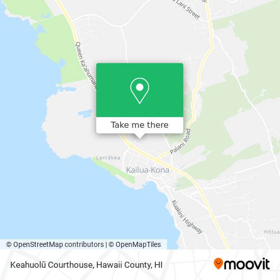 Keahuolū Courthouse map