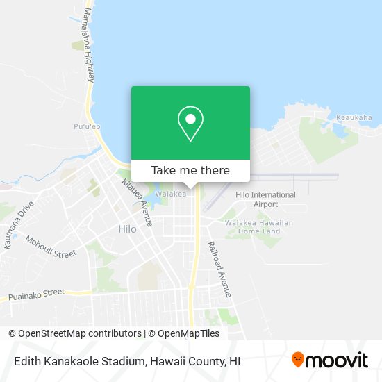 Edith Kanakaole Stadium map