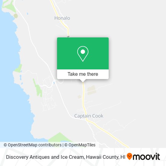 Discovery Antiques and Ice Cream map