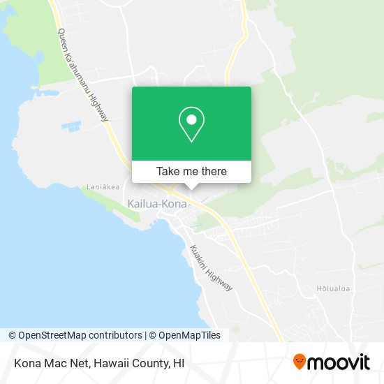Kona Mac Net map