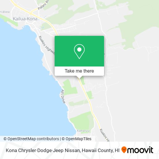 Kona Chrysler·Dodge·Jeep Nissan map