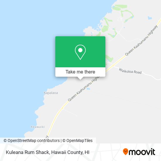 Kuleana Rum Shack map