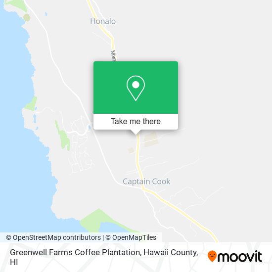 Greenwell Farms Coffee Plantation map