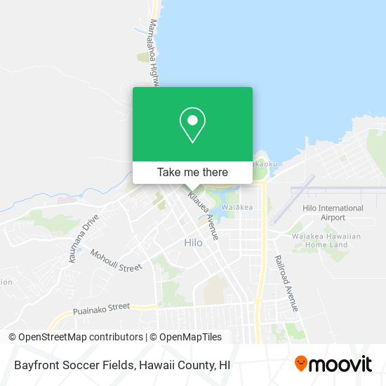 Bayfront Soccer Fields map