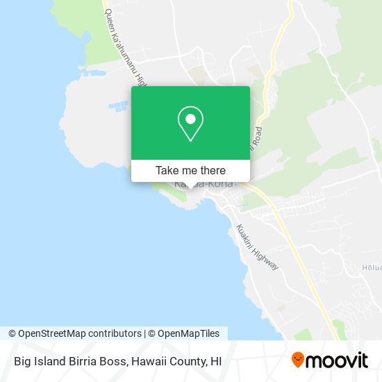 Big Island Birria Boss map