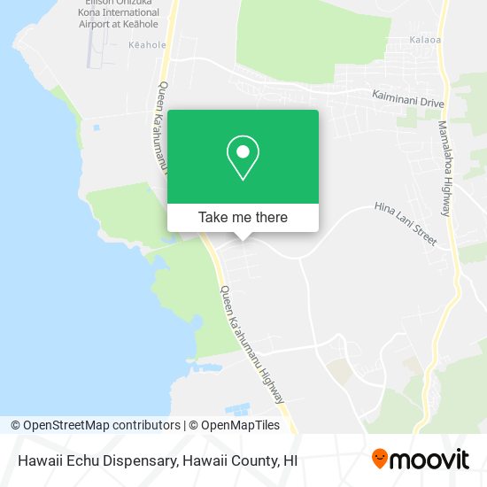 Hawaii Echu Dispensary map