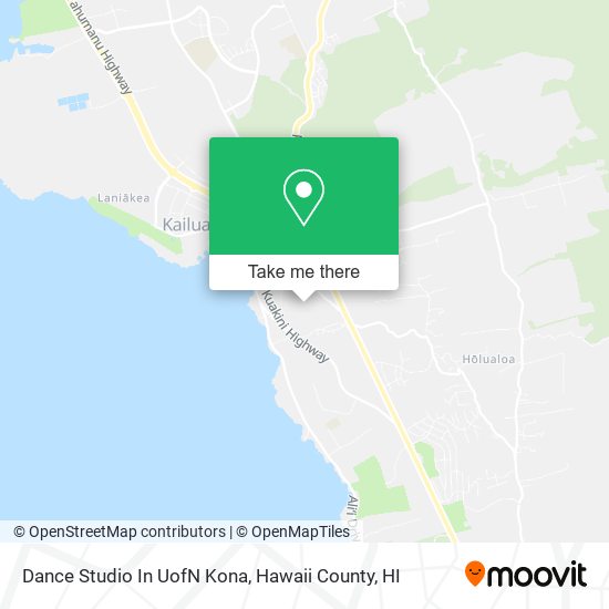 Dance Studio In UofN Kona map