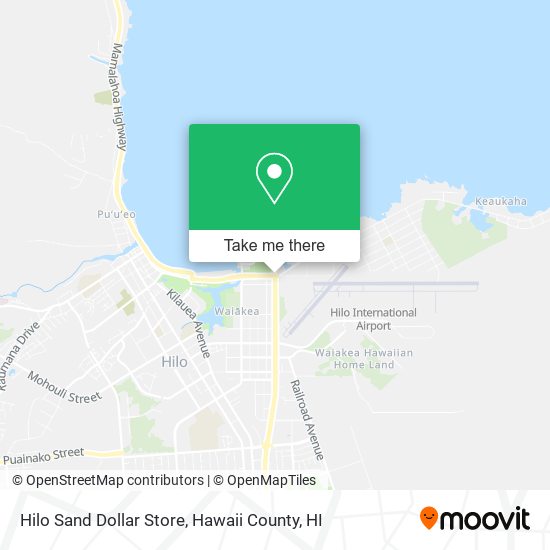 Hilo Sand Dollar Store map