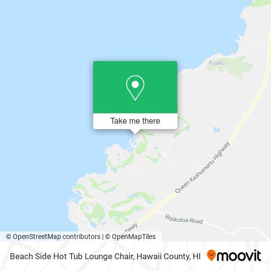 Beach Side Hot Tub Lounge Chair map