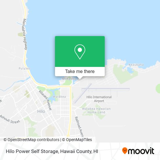 Hilo Power Self Storage map