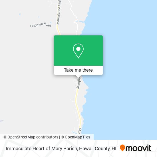 Immaculate Heart of Mary Parish map