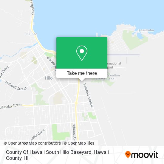 County Of Hawaii South Hilo Baseyard map