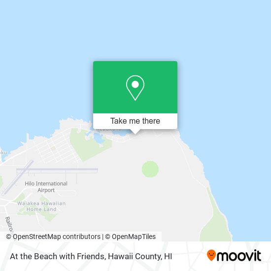 At the Beach with Friends map