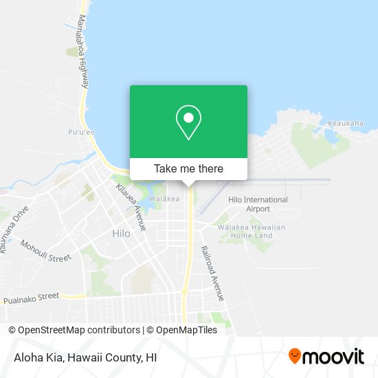 Aloha Kia map