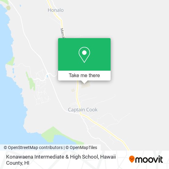 Konawaena Intermediate & High School map