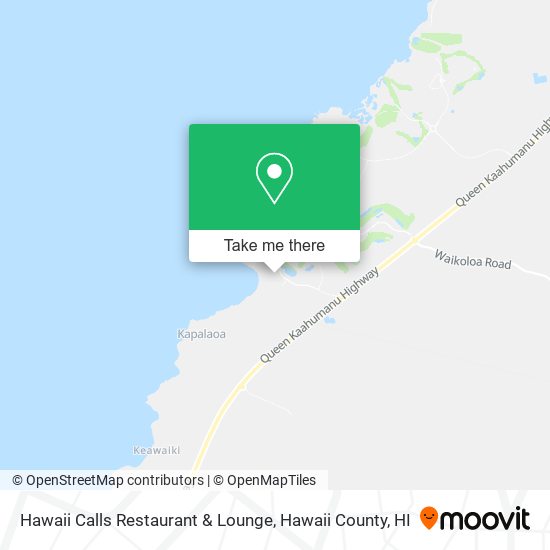 Hawaii Calls Restaurant & Lounge map