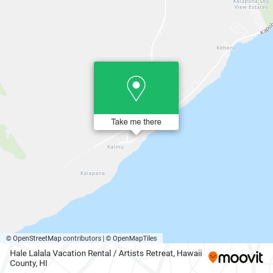 Hale Lalala Vacation Rental / Artists Retreat map