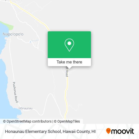 Honaunau Elementary School map