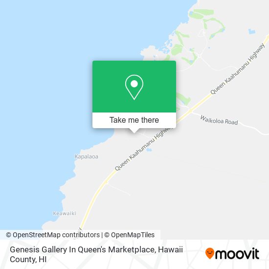 Genesis Gallery In Queen's Marketplace map