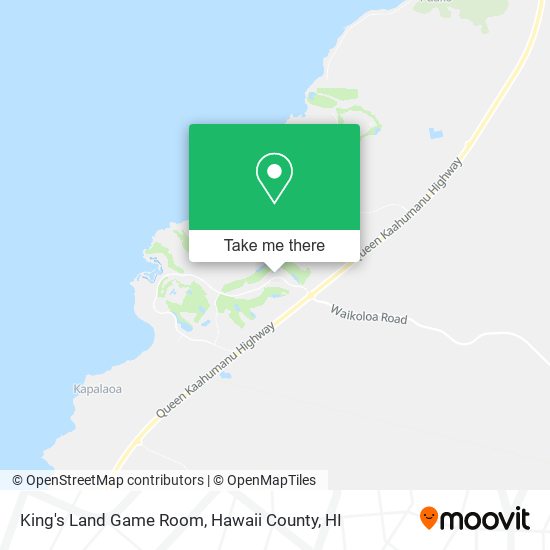 King's Land Game Room map