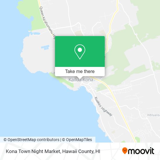 Kona Town Night Market map