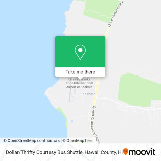 Dollar / Thrifty Courtesy Bus Shuttle map