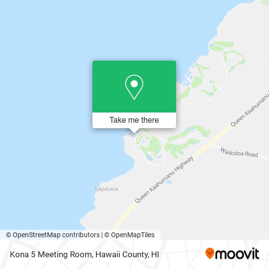 Kona 5 Meeting Room map