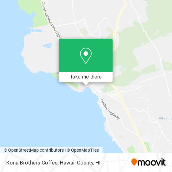 Kona Brothers Coffee map