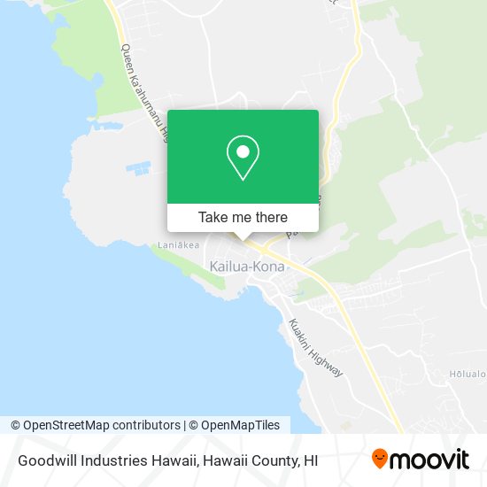 Goodwill Industries Hawaii map