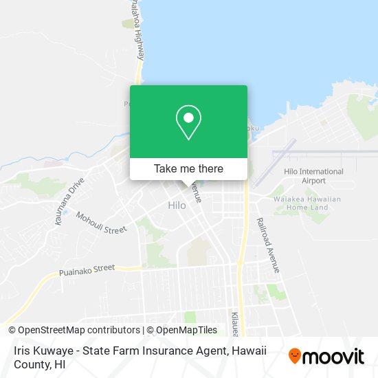 Iris Kuwaye - State Farm Insurance Agent map