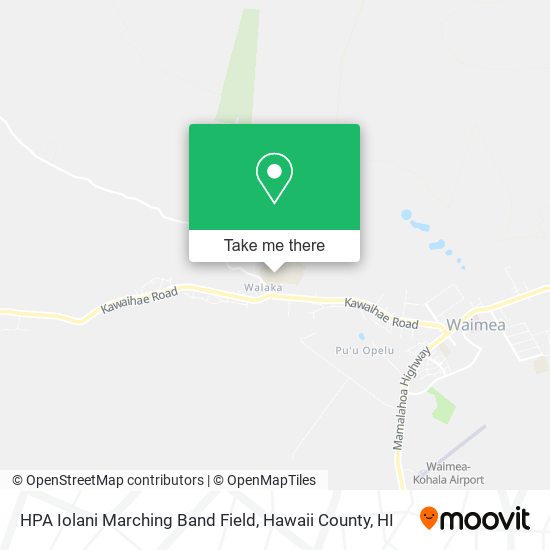 HPA Iolani Marching Band Field map
