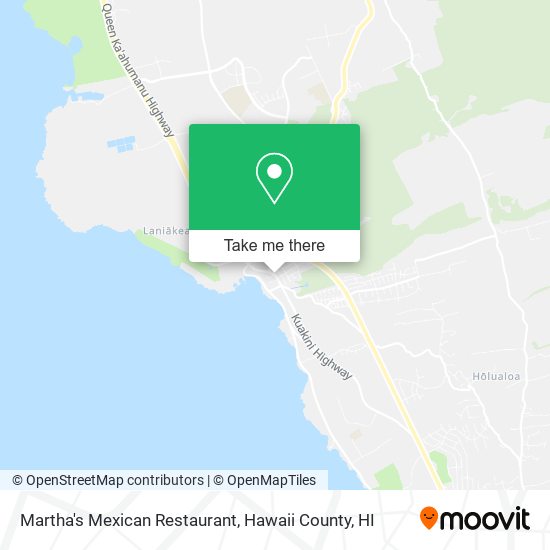 Martha's Mexican Restaurant map