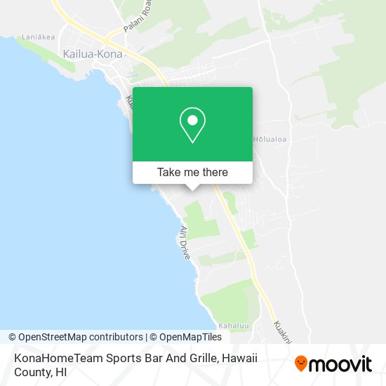KonaHomeTeam Sports Bar And Grille map
