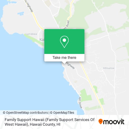 Mapa de Family Support Hawaii (Family Support Services Of West Hawaii)