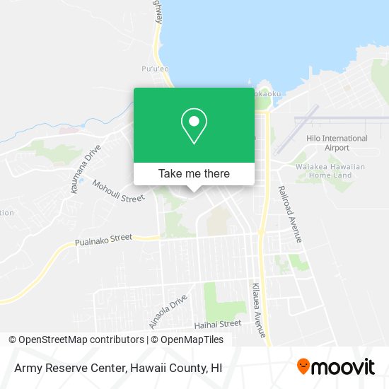 Army Reserve Center map